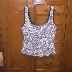 White House Black Market lace tank top